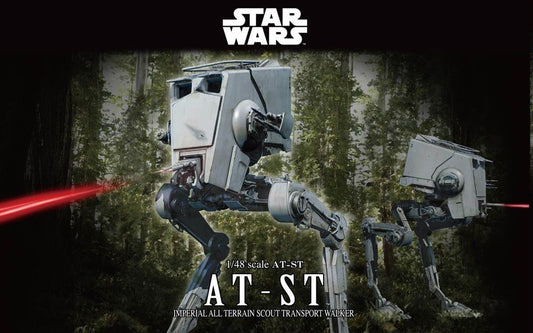 BANDAI MODEL KIT - STAR WARS AT-ST MODEL KIT 1/48