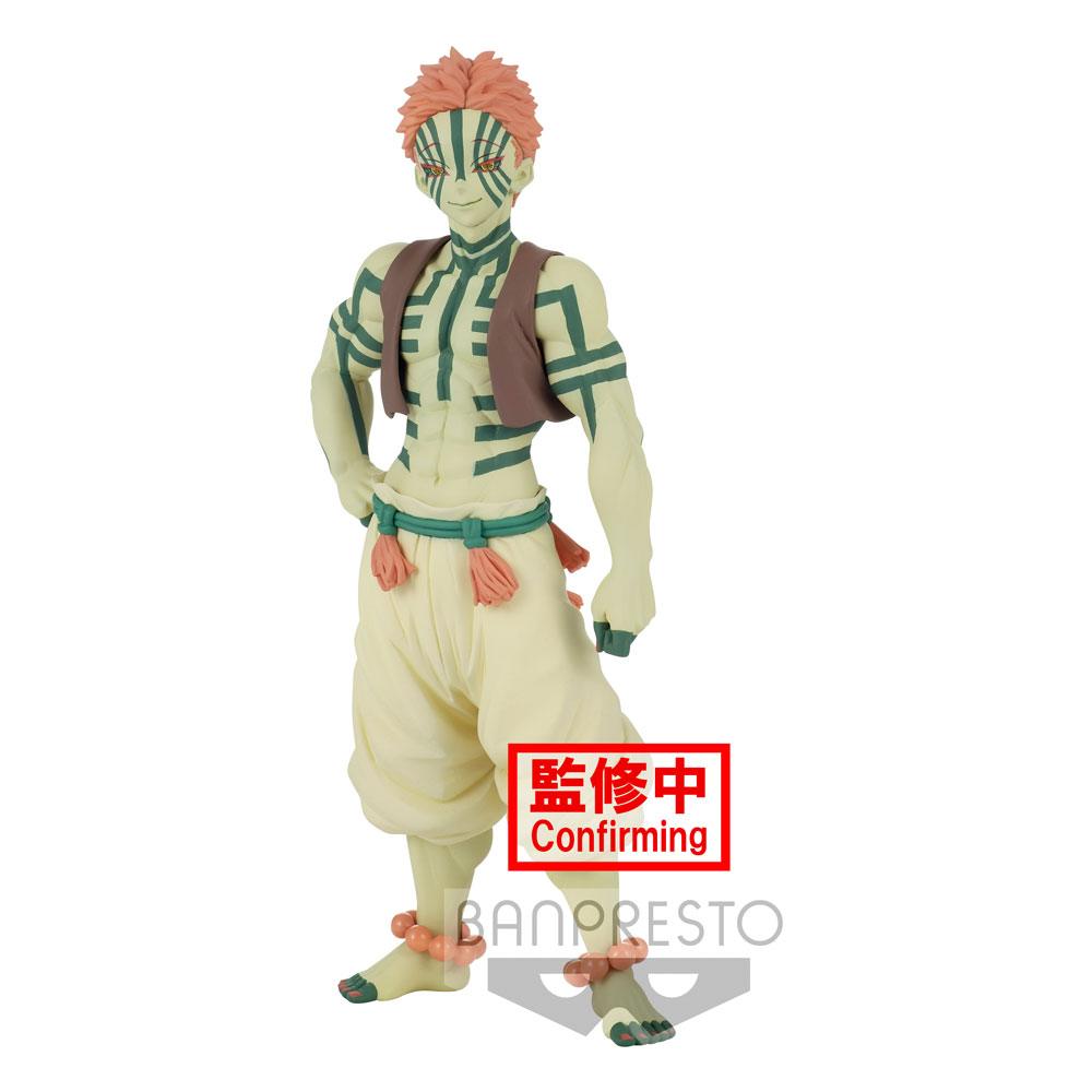 BANPRESTO - Demon Slayer Kimetsu No Yaiba Demon Series Pvc Statue Akaza 17 cm