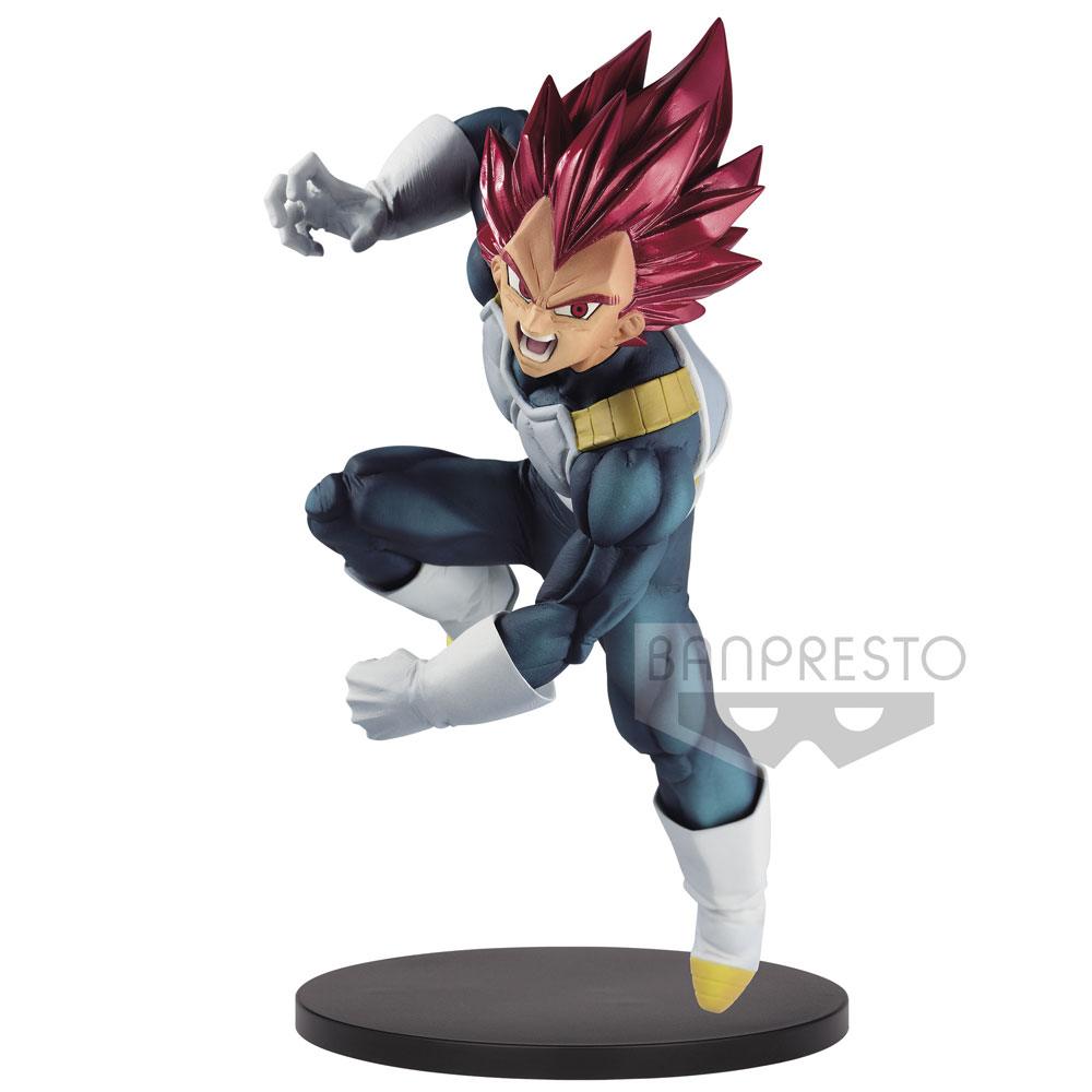 BANPRESTO - Dragon Ball Super Blood of Saiyans Pvc Super Saiyan God Vegeta Special VII