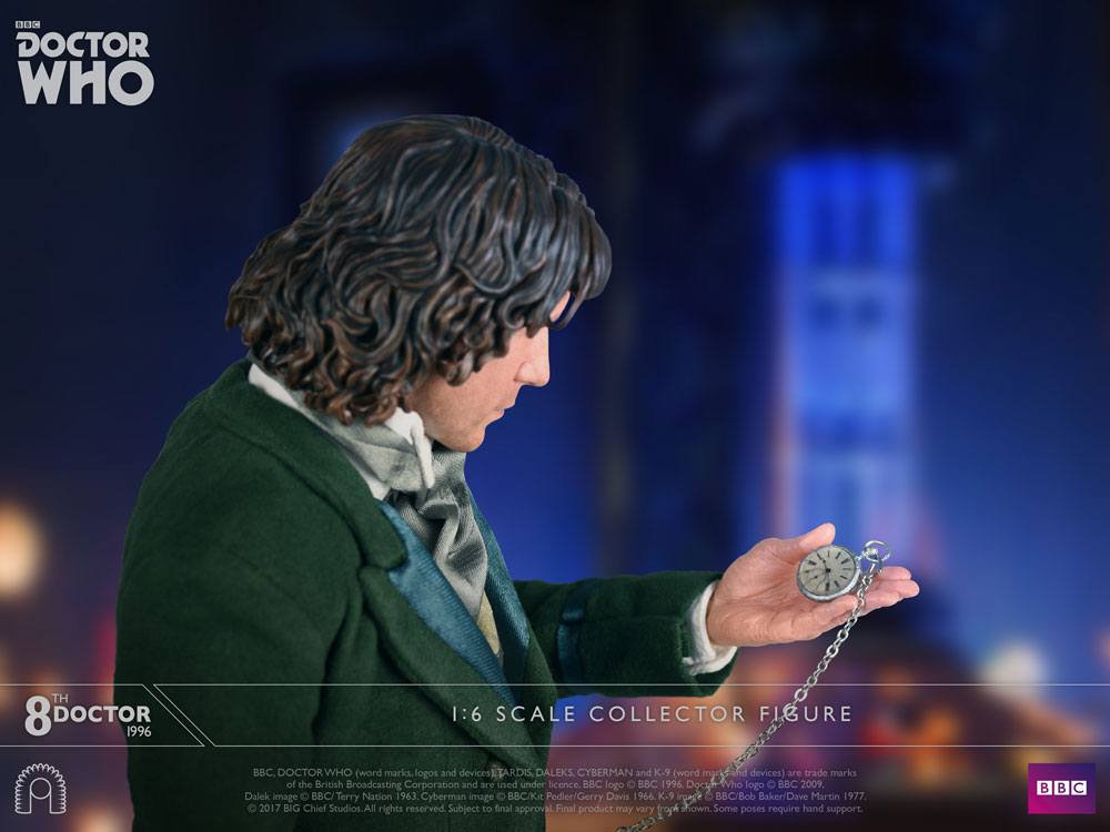 BIG CHIEF STUDIOS - Doctor Who Collector Figure Series Action Figure 1:6 8th Doctor (Paul McGann