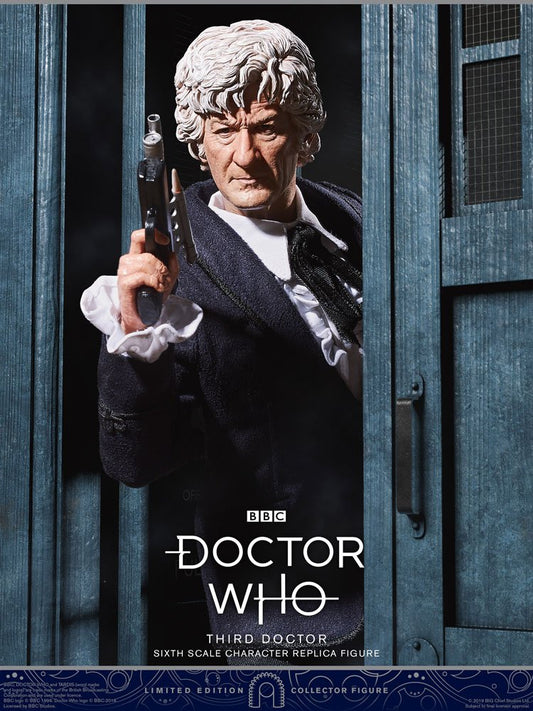 BIG CHIEF STUDIOS - Doctor Who Collector Figure Series Action Figure 1:6 3rd Doctor (Jon Pertwee) Limited Edition
