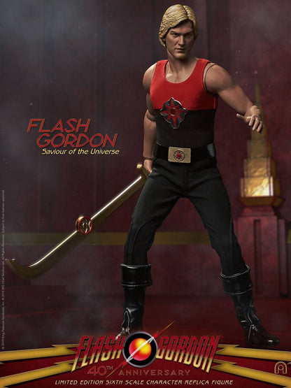 BIG CHIEF STUDIO - Dc  Comics - Flash Gordon Action Figure 1:6 Flash Gordon Limited Edition 40Th Anniversary