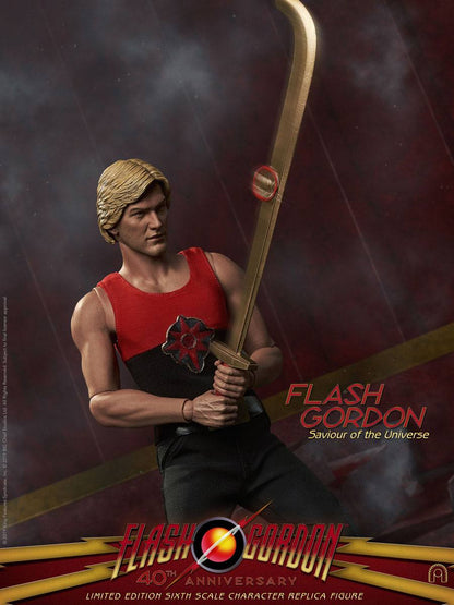 BIG CHIEF STUDIO - Dc  Comics - Flash Gordon Action Figure 1:6 Flash Gordon Limited Edition 40Th Anniversary