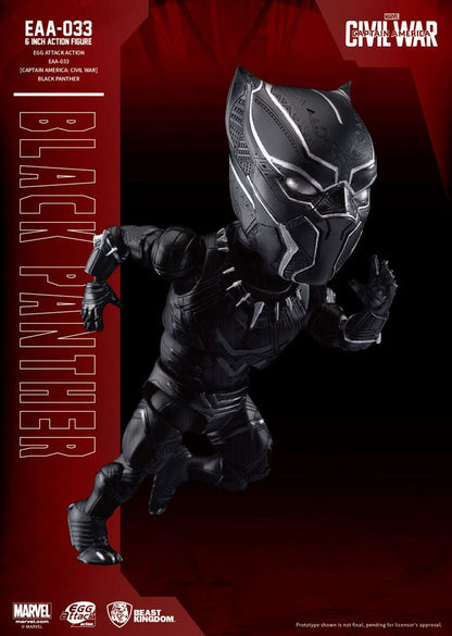 BEAST KINGDOM - Marvel - Captain America Civil War Egg Attack Action Figure Black Panther