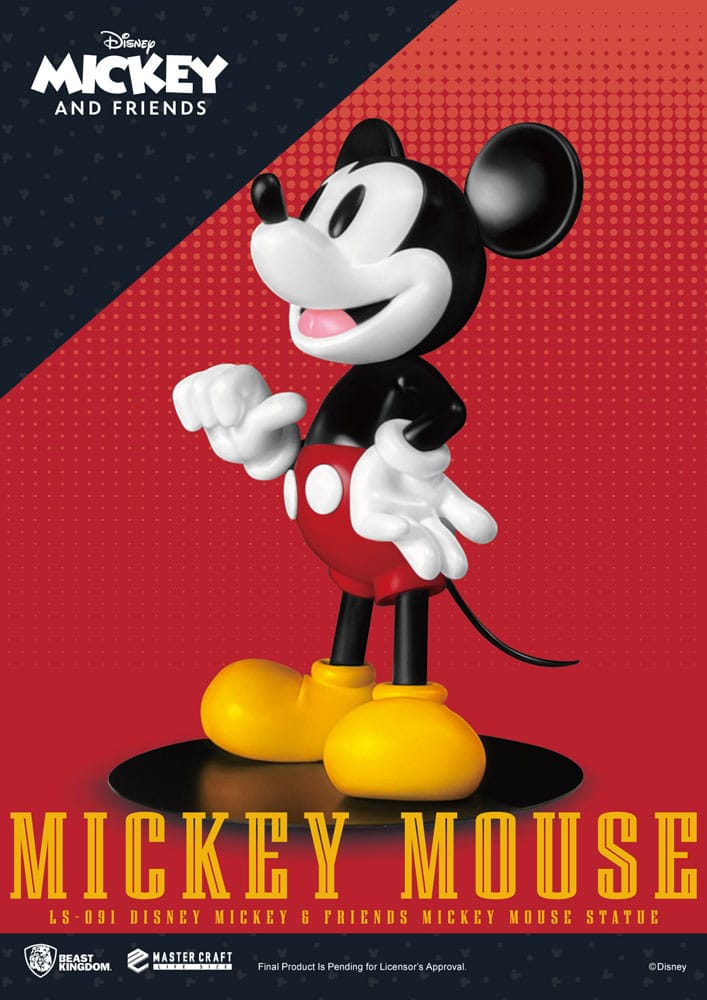 BEAST KINGDOM - Disney - Life-Size Statue Mickey Mouse