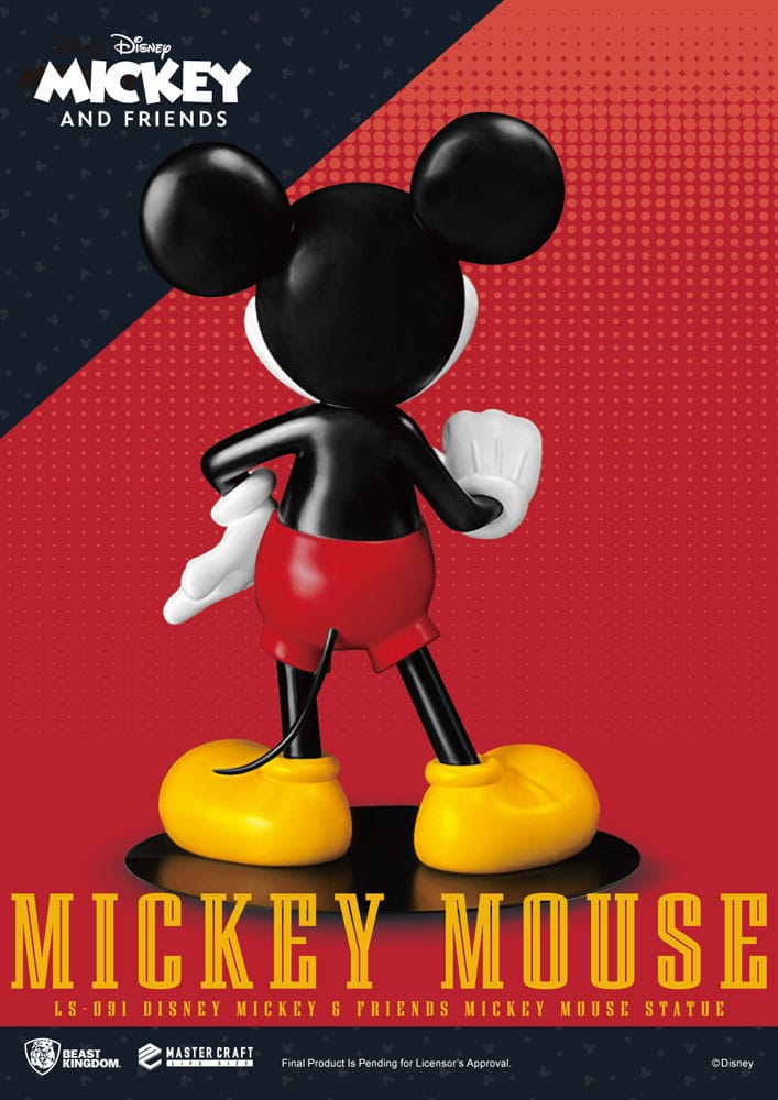 BEAST KINGDOM - Disney - Life-Size Statue Mickey Mouse