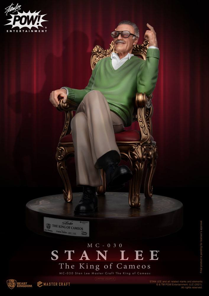 BEAST KINGDOM - Stan Lee Master Craft Statue The King of Cameos