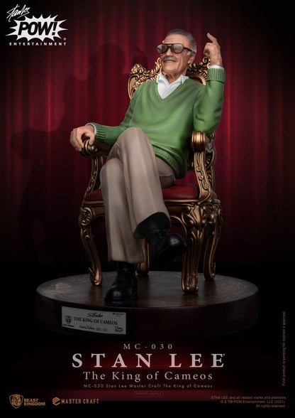 BEAST KINGDOM - Stan Lee Master Craft Statue The King of Cameos