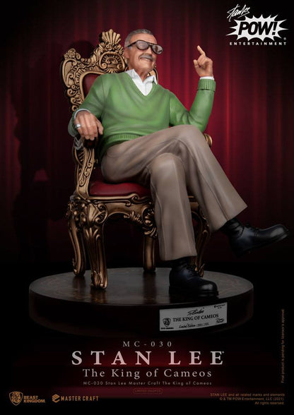 BEAST KINGDOM - Stan Lee Master Craft Statue The King of Cameos