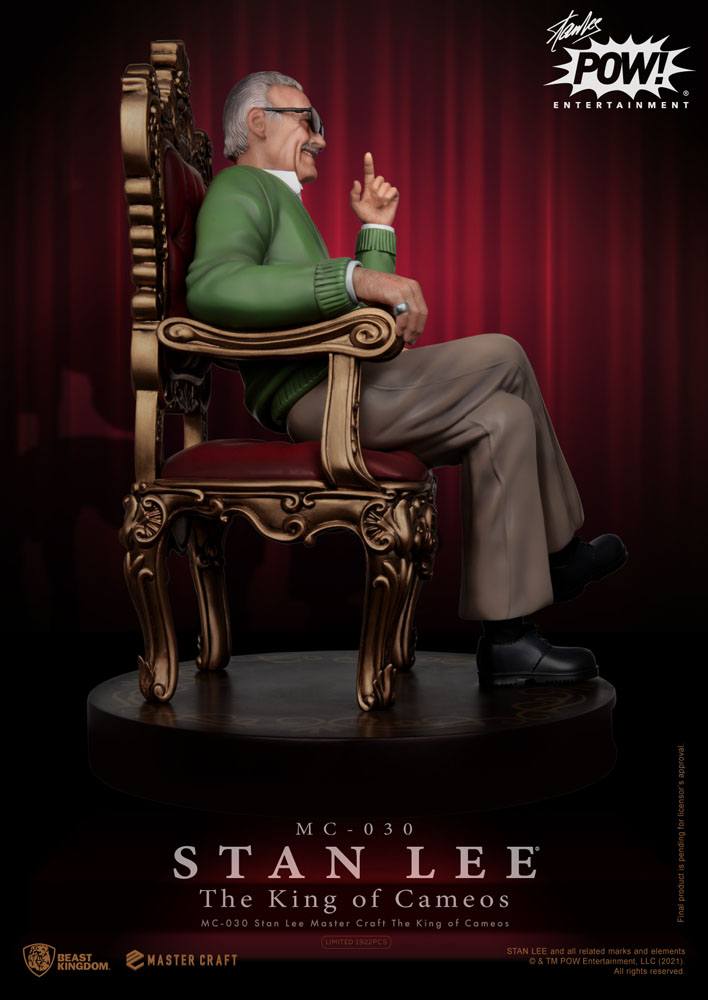 BEAST KINGDOM - Stan Lee Master Craft Statue The King of Cameos