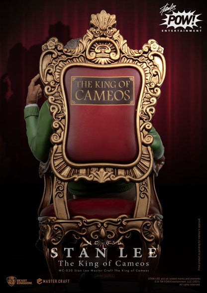 BEAST KINGDOM - Stan Lee Master Craft Statue The King of Cameos