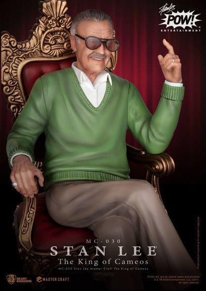 BEAST KINGDOM - Stan Lee Master Craft Statue The King of Cameos