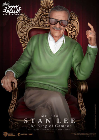 BEAST KINGDOM - Stan Lee Master Craft Statue The King of Cameos