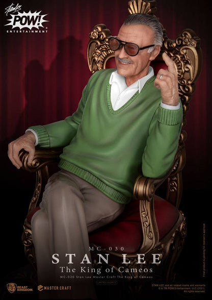 BEAST KINGDOM - Stan Lee Master Craft Statue The King of Cameos