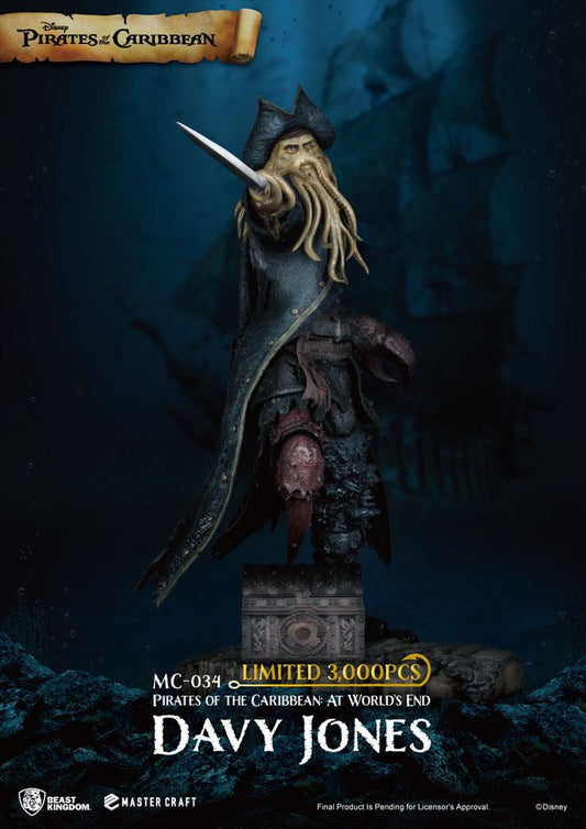 BEAST KINGDOM - Pirates of The Caribbean At World's End Master Craft Statue Davy Jones
