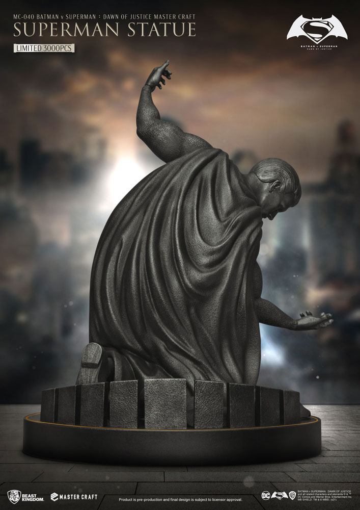 BEAST KINGDOM - Dc Comics - Batman v Superman Dawn of Justice Master Craft Superman