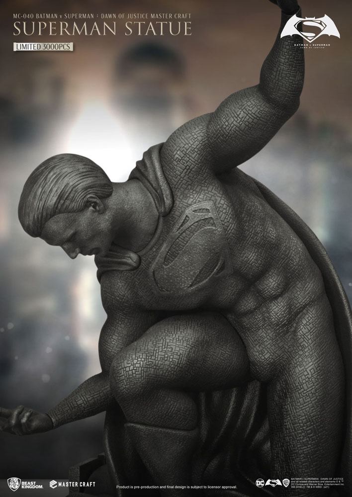 BEAST KINGDOM - Dc Comics - Batman v Superman Dawn of Justice Master Craft Superman