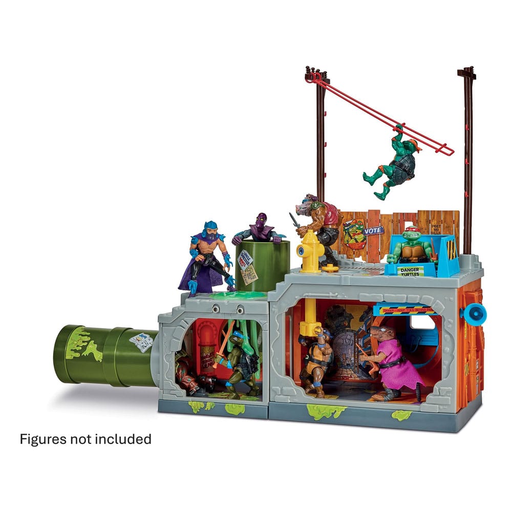 PLAYMATES TOY - Teenage Mutant Ninja Turtles Building Secret Sewer Lid Playset Mutant Module heo EU Exclusive