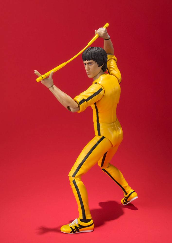 BANDAI - Bruce Lee S.H. Figuarts Action Figure Yellow Track Suit