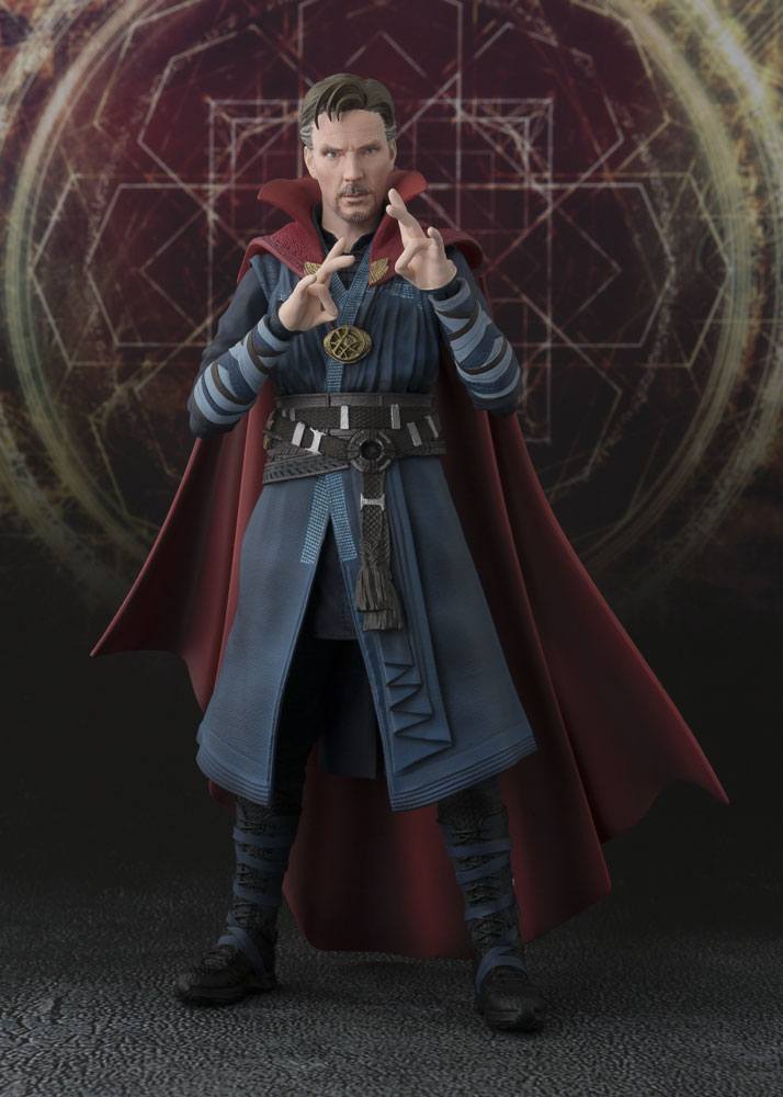 BANDAI TAMASHII - Marvel - Doctor Strange S.H. Figuarts Action Figure Doctor Strange & Burning Flame Set