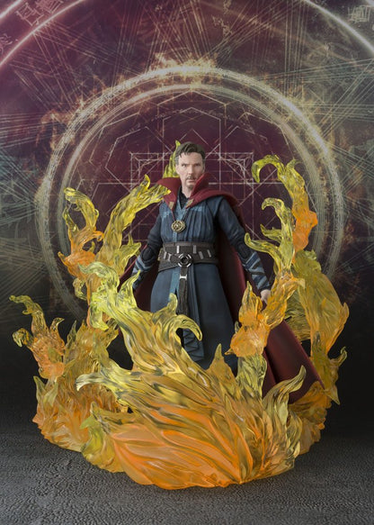 BANDAI TAMASHII - Marvel - Doctor Strange S.H. Figuarts Action Figure Doctor Strange & Burning Flame Set