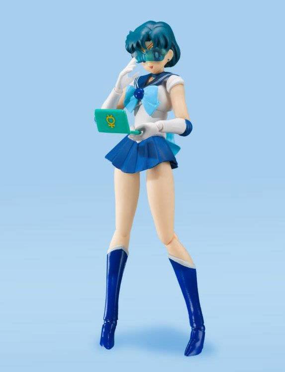 BANDAI - Sailor Moon Sailor Mercury Animation Color Edition S.H. Figuarts Action Figure