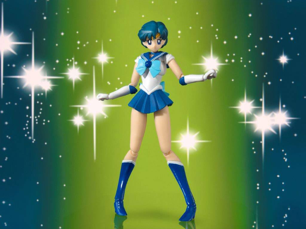 BANDAI - Sailor Moon Sailor Mercury Animation Color Edition S.H. Figuarts Action Figure