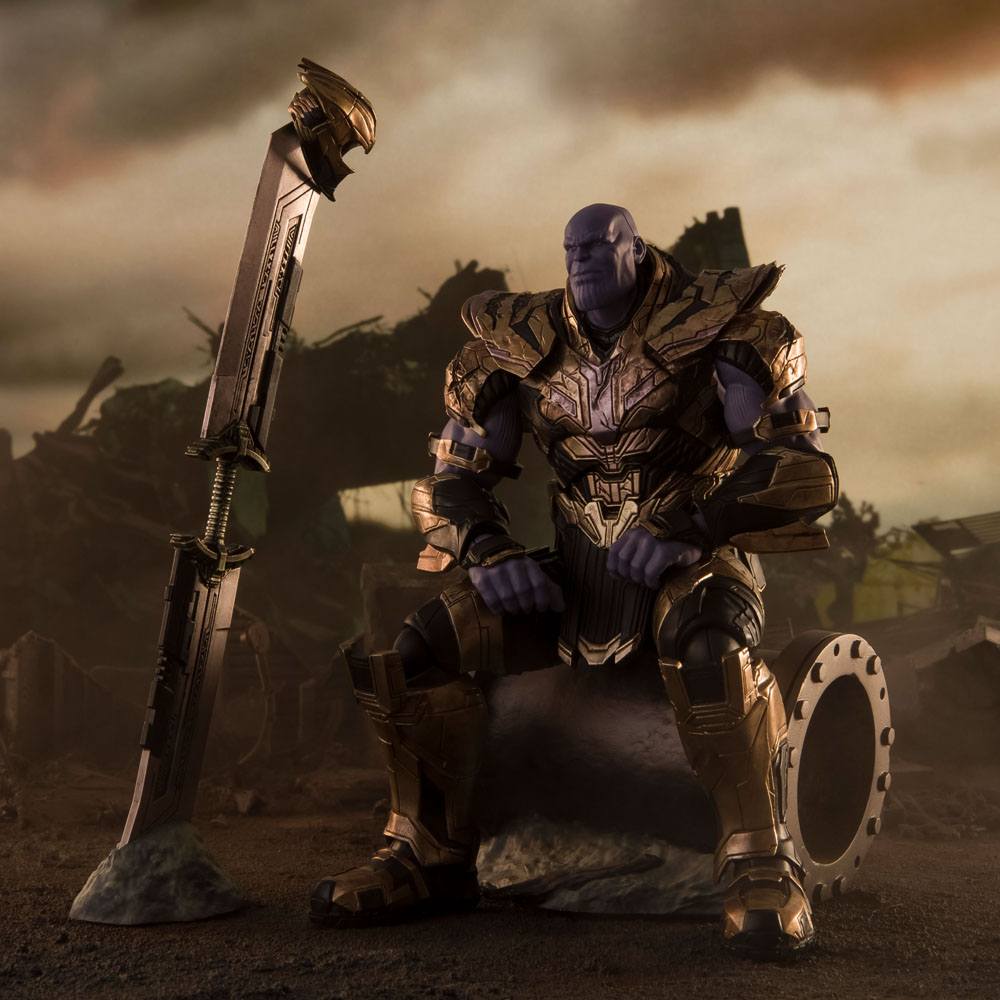 BANDAI - Marvel - Avengers Endgame Thanos Final Battle Edition S.H. Figuarts Action Figure