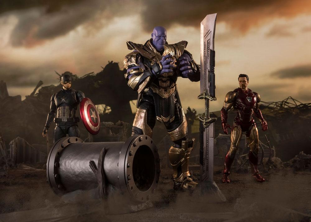 BANDAI - Marvel - Avengers Endgame Thanos Final Battle Edition S.H. Figuarts Action Figure