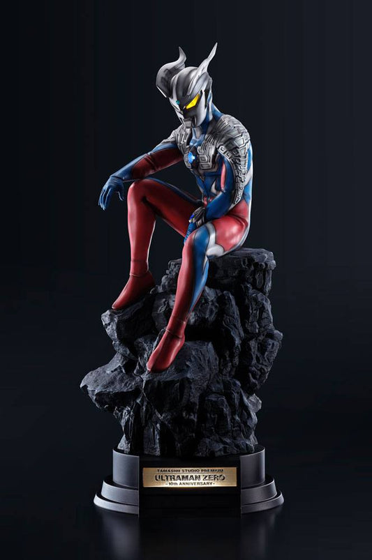 BANDAI - Ultraman Tamashii Studio Premium Statue Ultraman Zero -10Th Anniversary-