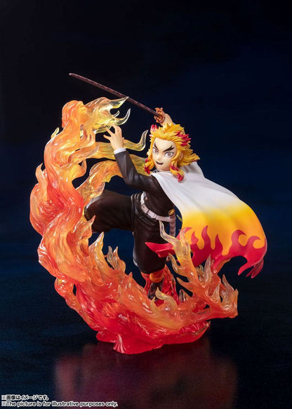 BANDAI - Demon Slayer - Kyojuro Rengokou (Flame Breathing) Figuarts Zero Pvc Statue Statue