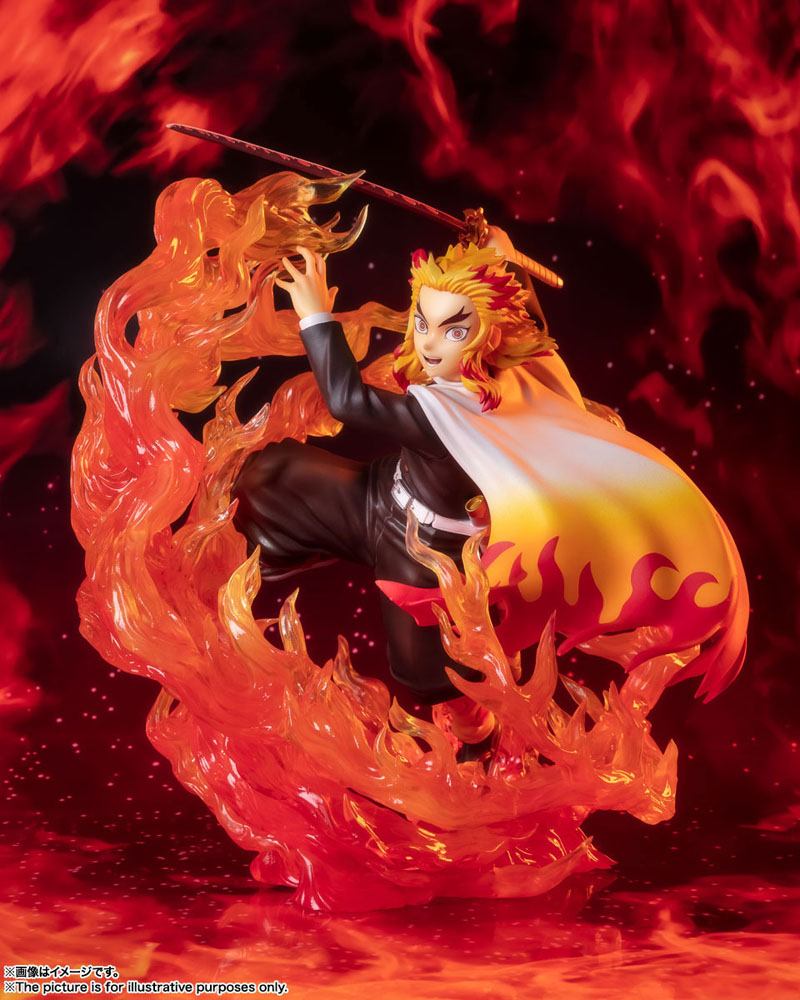 BANDAI - Demon Slayer - Kyojuro Rengokou (Flame Breathing) Figuarts Zero Pvc Statue Statue