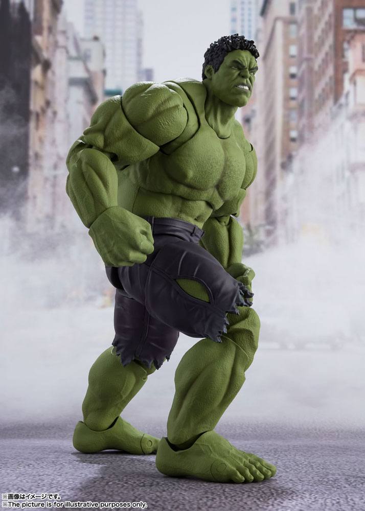BANDAI - Marvel - Avengers S.H. Figuarts Action Figure Hulk (Marvel Avengers Assemble Edition)