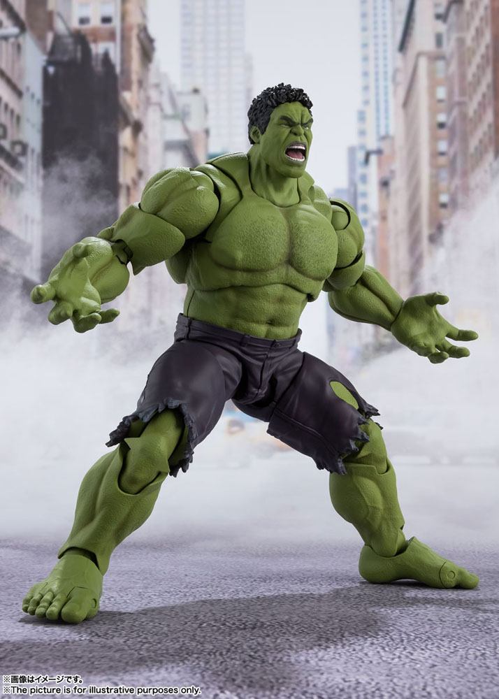 BANDAI - Marvel - Avengers S.H. Figuarts Action Figure Hulk (Marvel Avengers Assemble Edition)
