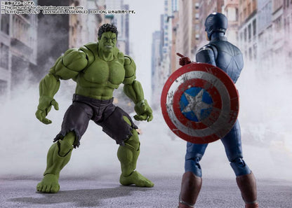 BANDAI - Marvel - Avengers S.H. Figuarts Action Figure Hulk (Marvel Avengers Assemble Edition)