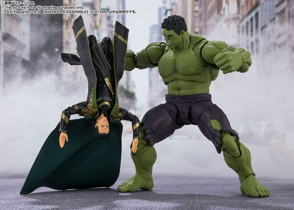 BANDAI - Marvel - Avengers S.H. Figuarts Action Figure Hulk (Marvel Avengers Assemble Edition)