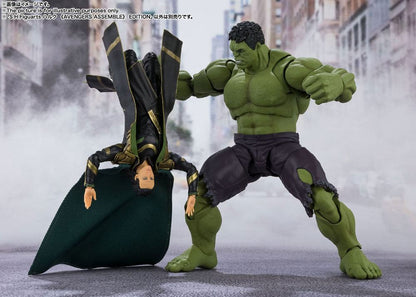 BANDAI - Marvel - Avengers S.H. Figuarts Action Figure Hulk (Marvel Avengers Assemble Edition)