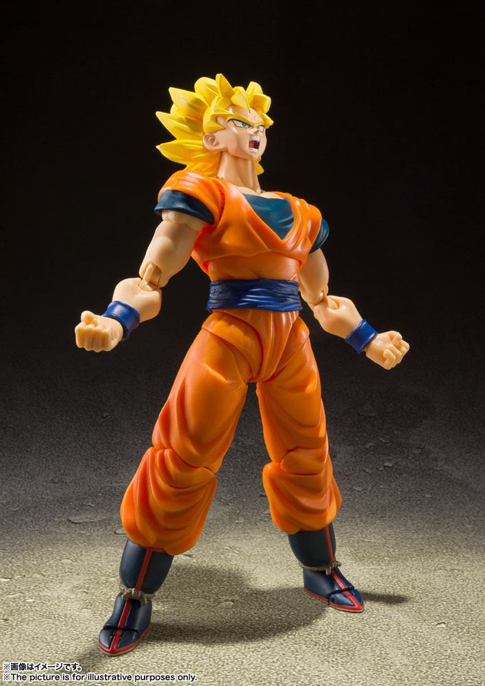 BANDAI - Dragon Ball Z S.H. Figuarts Action Figure Super Saiyan Full Power Son Gokou