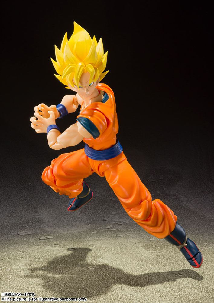 BANDAI - Dragon Ball Z S.H. Figuarts Action Figure Super Saiyan Full Power Son Gokou