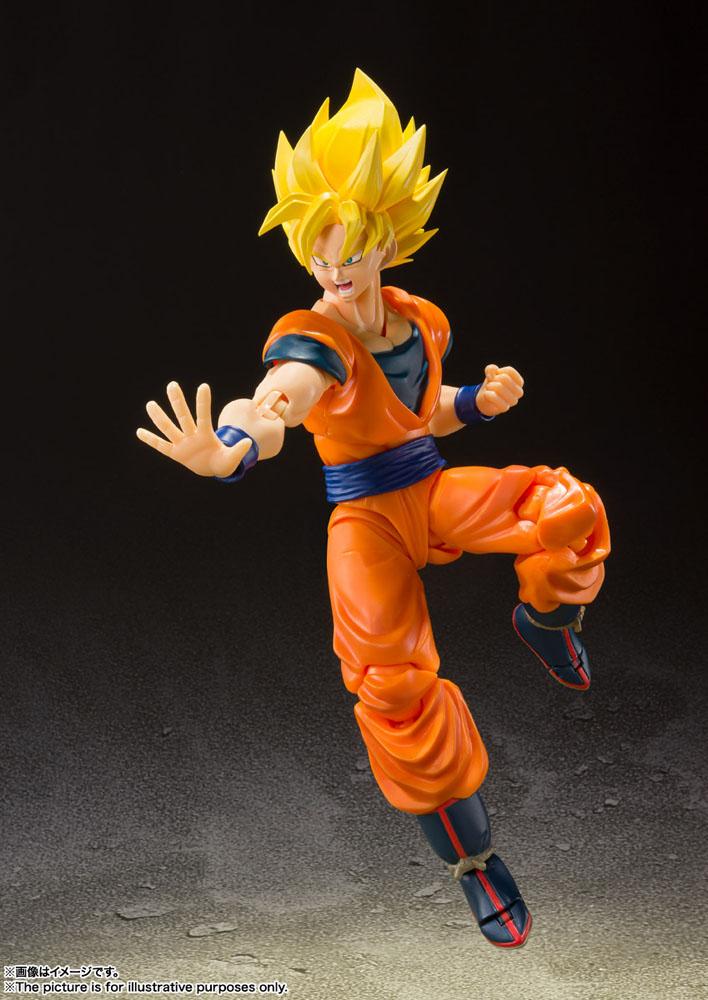 BANDAI - Dragon Ball Z S.H. Figuarts Action Figure Super Saiyan Full Power Son Gokou