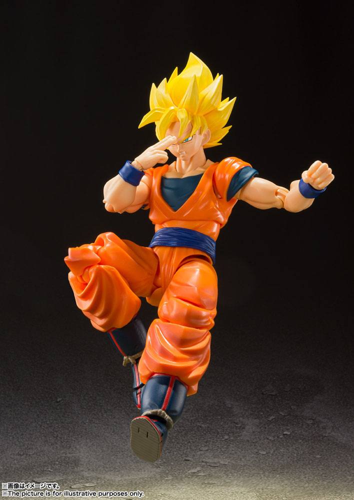 BANDAI - Dragon Ball Z S.H. Figuarts Action Figure Super Saiyan Full Power Son Gokou