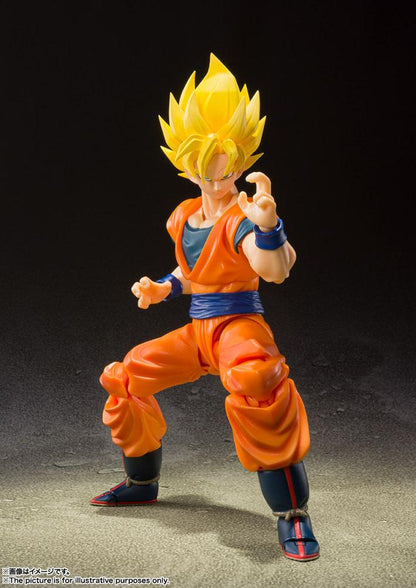 BANDAI - Dragon Ball Z S.H. Figuarts Action Figure Super Saiyan Full Power Son Gokou