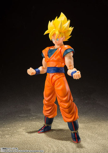 BANDAI - Dragon Ball Z S.H. Figuarts Action Figure Super Saiyan Full Power Son Gokou