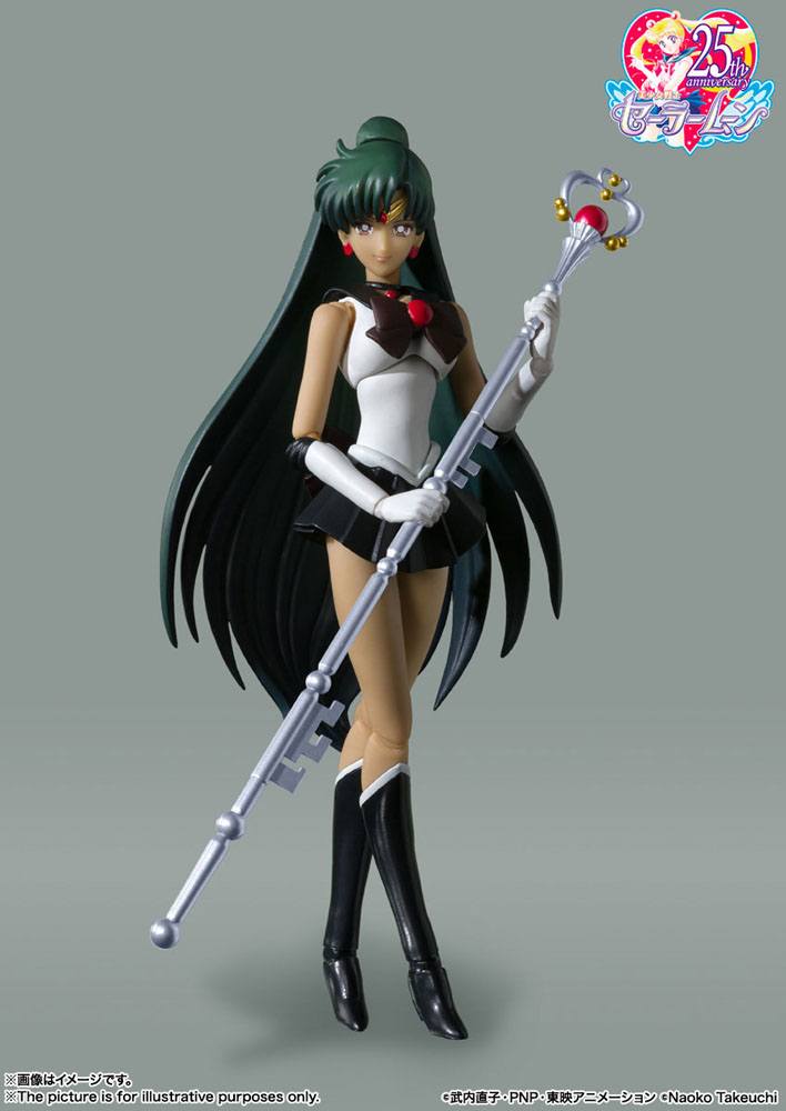 BANDAI - Sailor Moon S.H. Figuarts Action Figure Sailor Pluto Animation Color Edition 15 cm