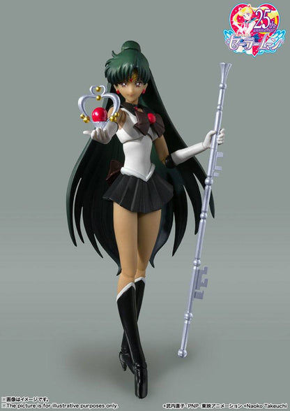 BANDAI - Sailor Moon S.H. Figuarts Action Figure Sailor Pluto Animation Color Edition 15 cm