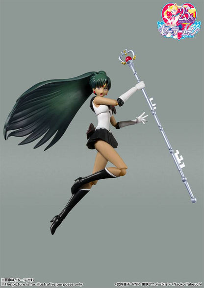 BANDAI - Sailor Moon S.H. Figuarts Action Figure Sailor Pluto Animation Color Edition 15 cm