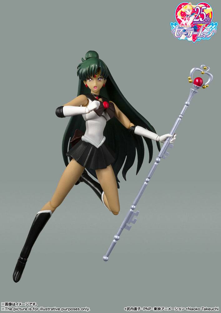 BANDAI - Sailor Moon S.H. Figuarts Action Figure Sailor Pluto Animation Color Edition 15 cm