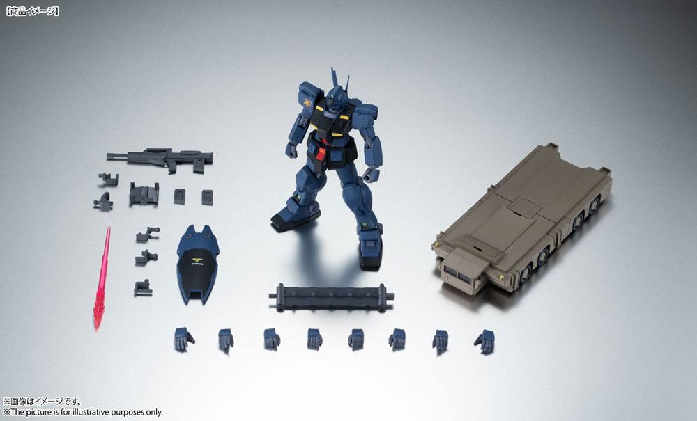 BANDAI - Robot Spirits Action Figure Mobile Suit Gundam 0083 (Side MS) RGM-79Q GM Quel Ver A.N.I.M.E. 13 cm