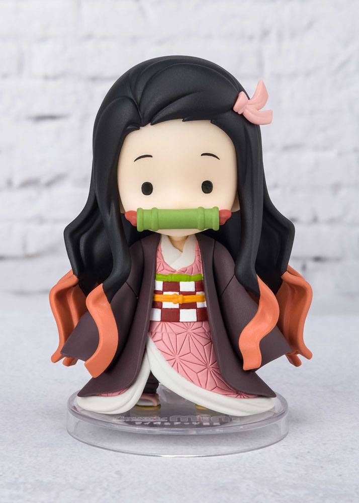 BANDAI - Demon Slayer Kimetsu No Yaiba Figuarts Mini Action Figure Little Nekuko 8 cm