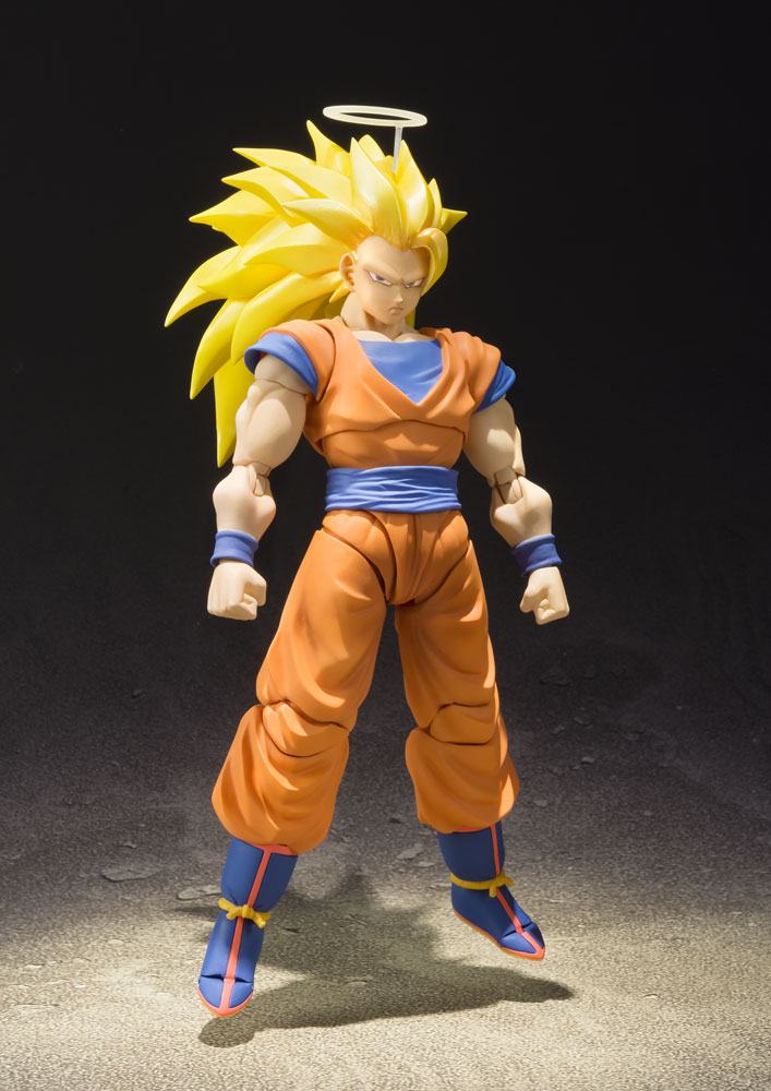 BANDAI - Dragon Ball Z S.H. Figuarts Action Figure SSJ 3 Son Goku